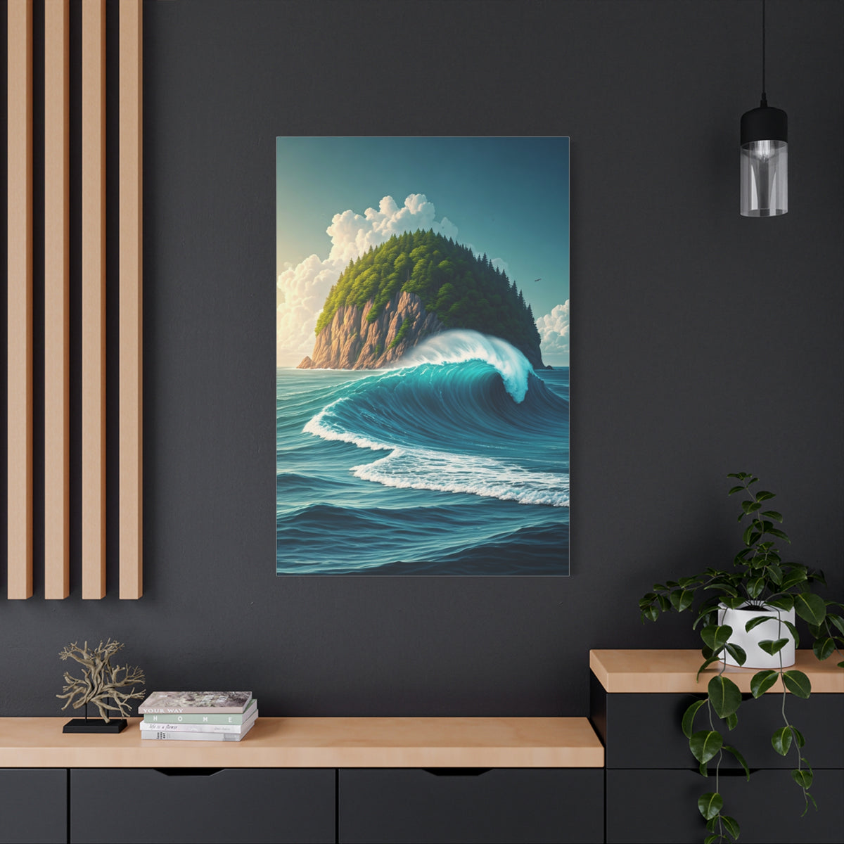 Island Wave Sanctuary Wall Art & Canvas Prints