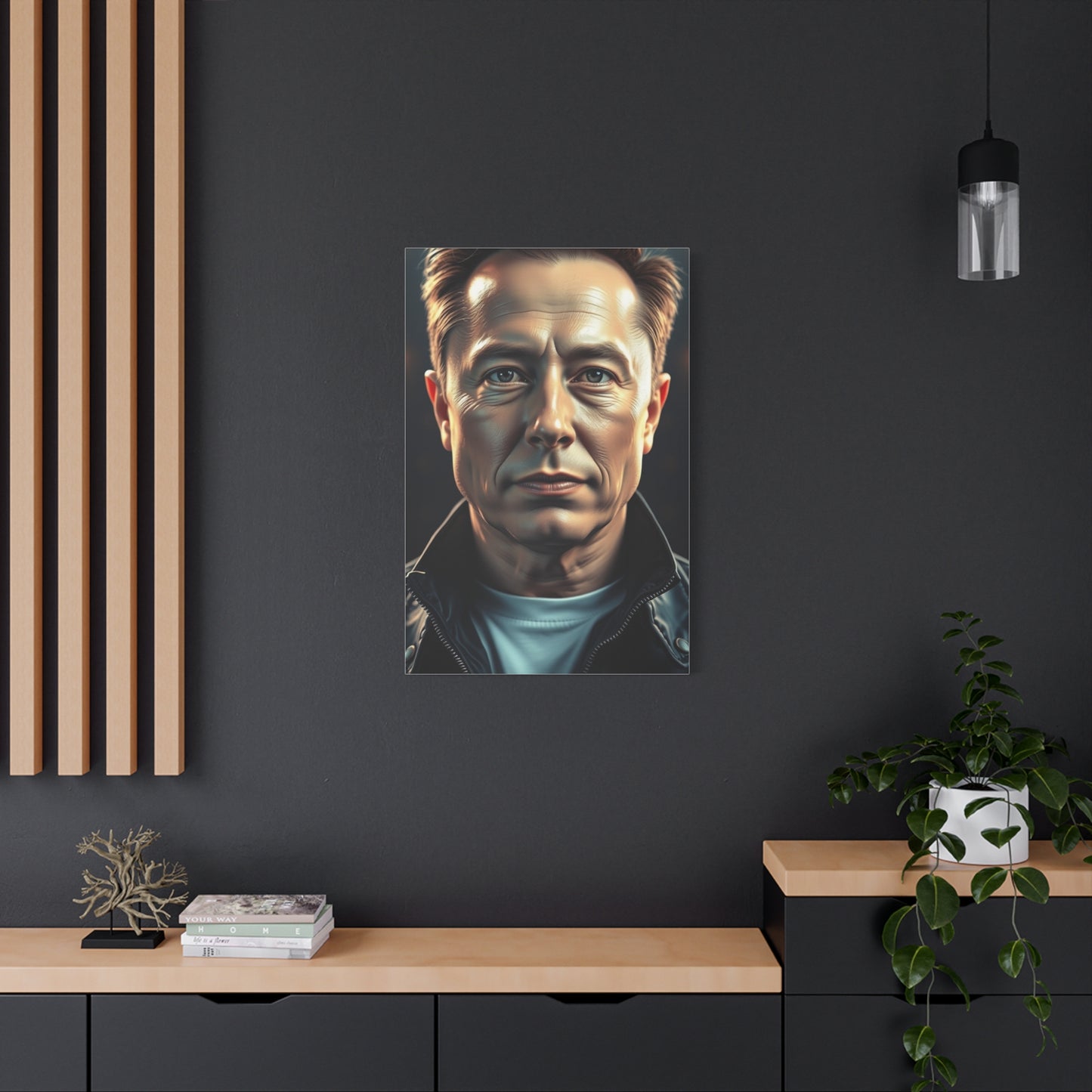 Elon Musk Art Supreme Canvas Wall Art & Canvas Print