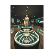 Cosmic Core Human Sculpture Wall Art & Canvas Print