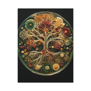 Agar Art Tree of Life Petri Study Wall Art & Canvas Print