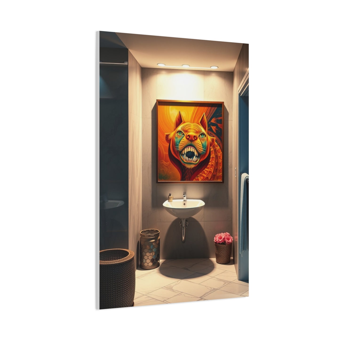 Elegant Bath Retreat Artworks Wall Art & Canvas Print