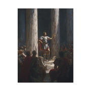 Julius Caesar Addressing The Roman Senate Wall Art & Canvas Print