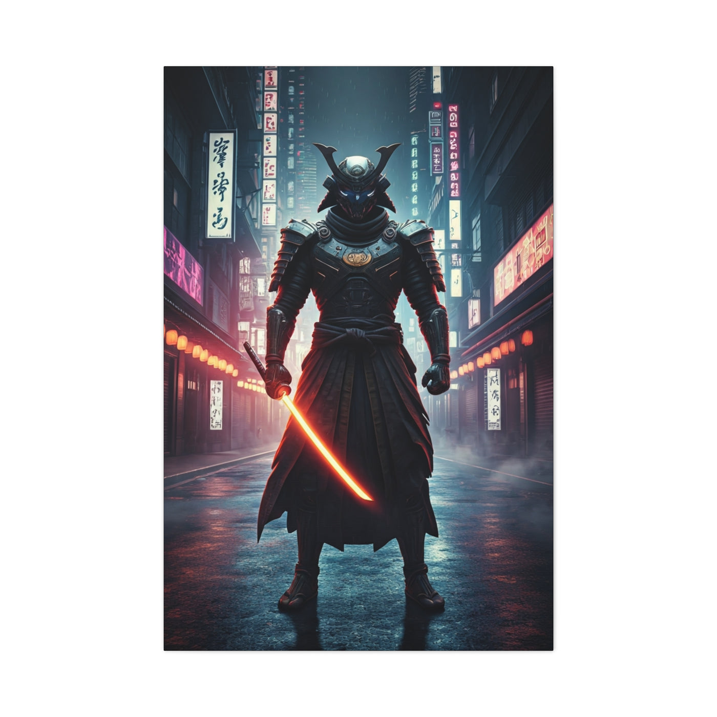 Cyber Samurai Wall Art & Canvas Prints