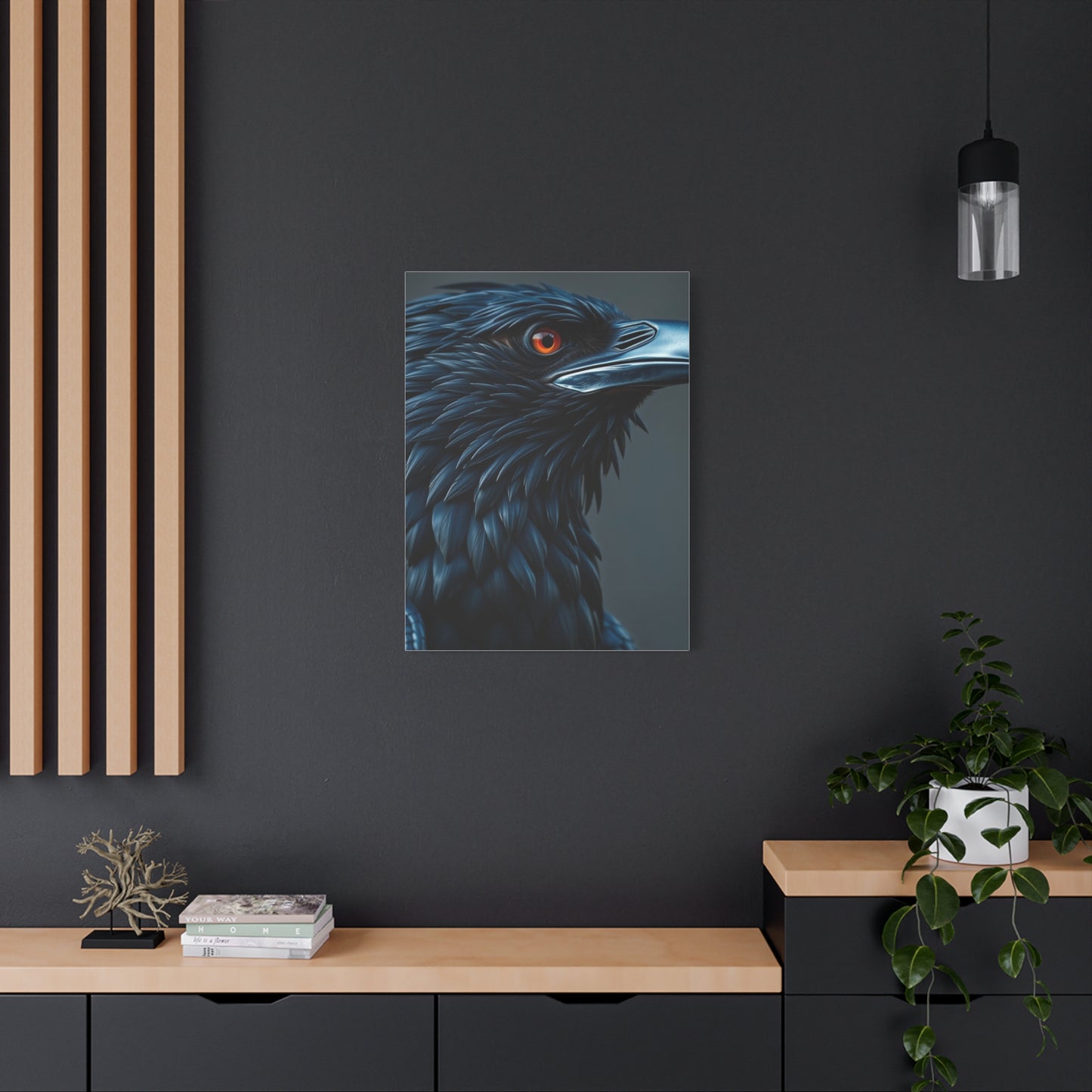 Raven Majesty Canvas wall art & canvas print