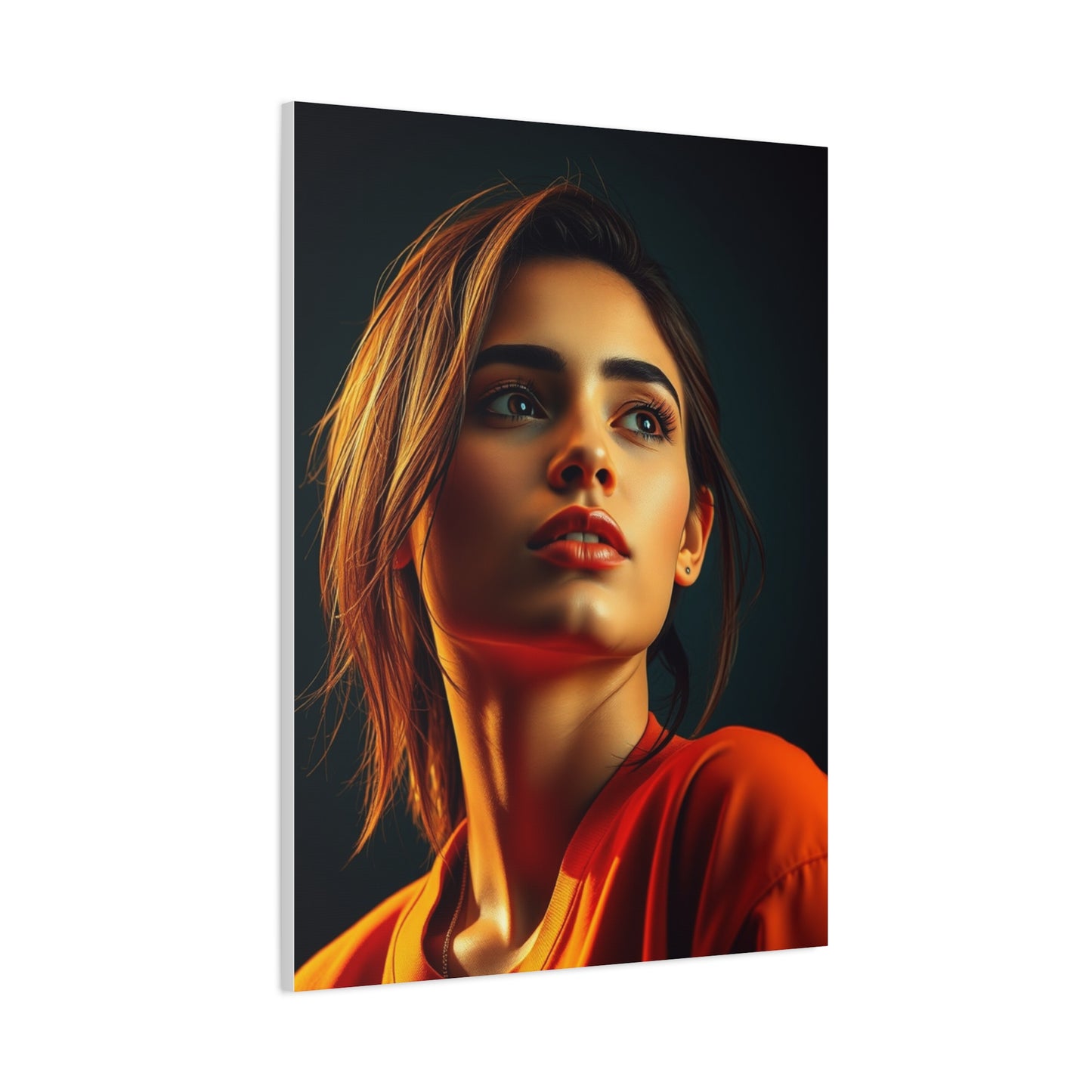 Supreme Pop of Orange Art Collection Wall Art & Canvas Print