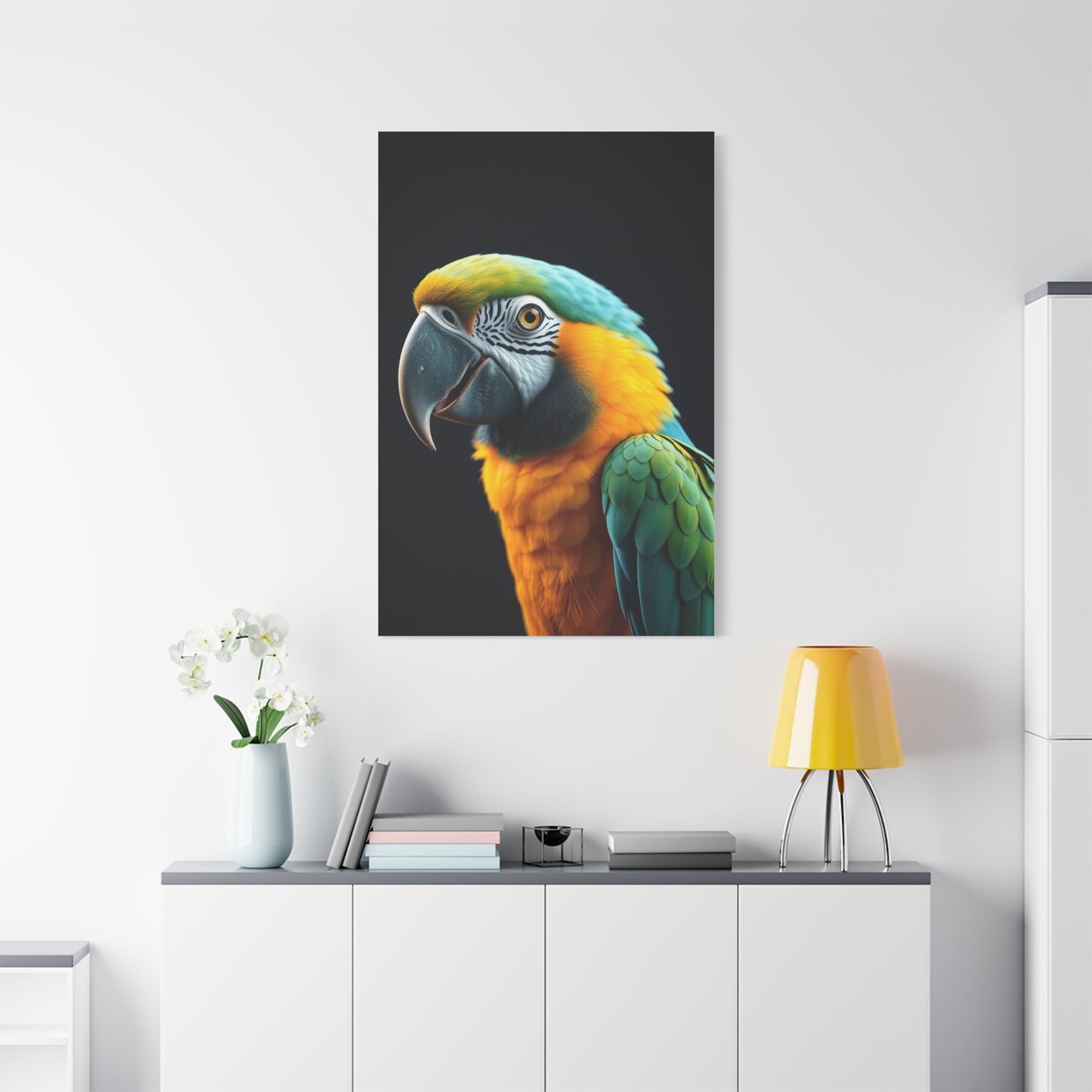 Masterpiece Parrot Art Vision Wall Art & Canvas Print