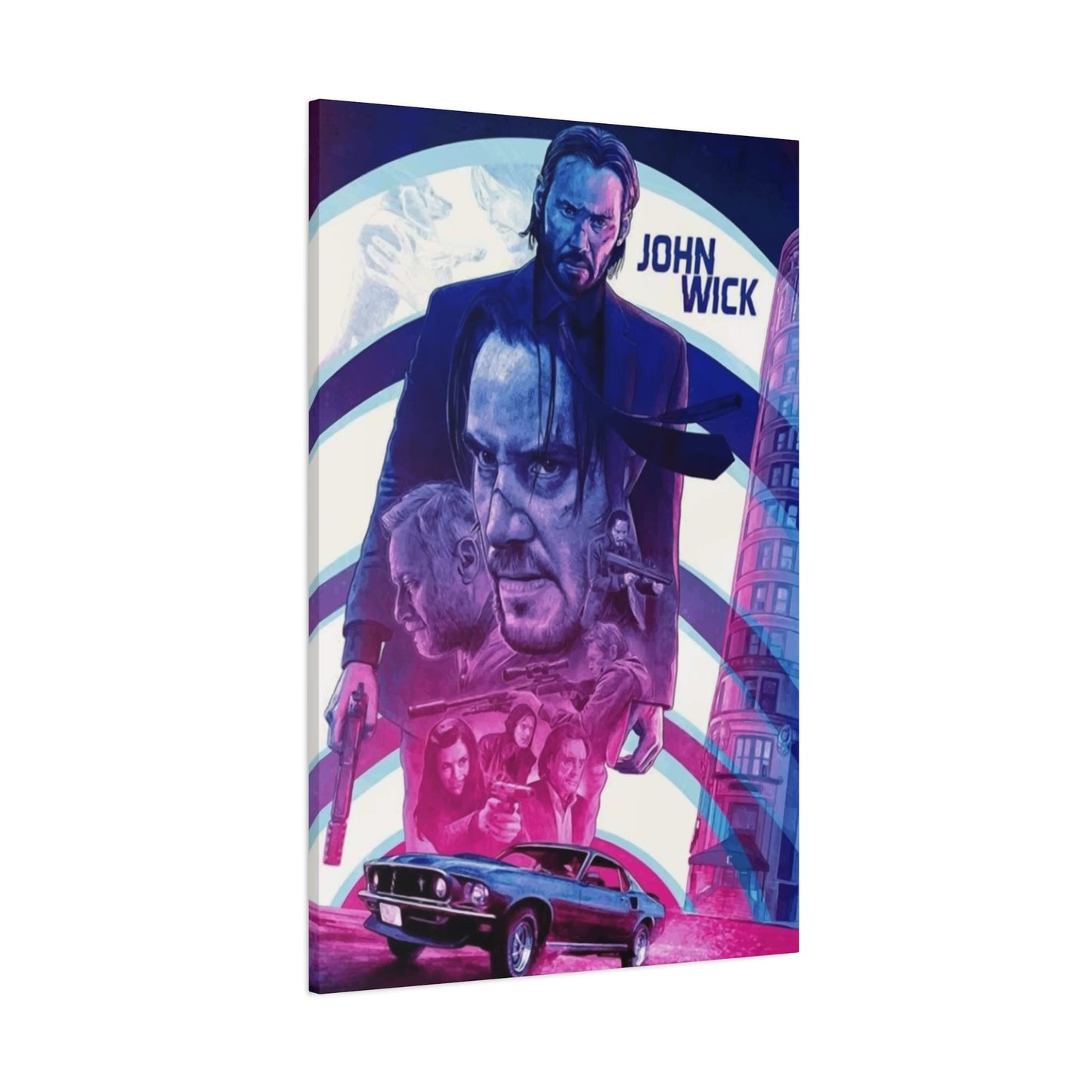John Wick Movie Poster Wall Art & Canvas Prints
