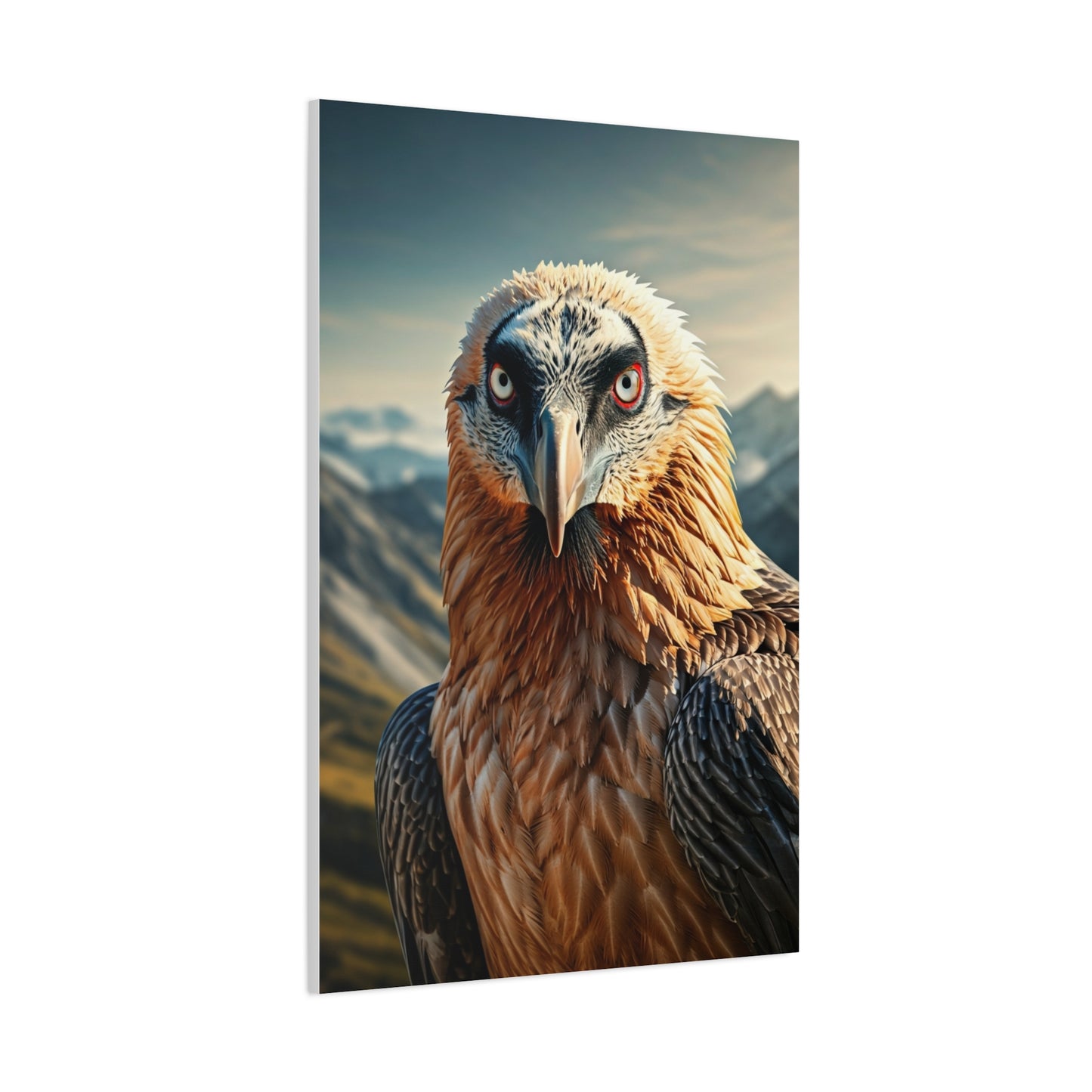 Majestic Mountain Falcon Portrait Wall Art & Canvas Prints