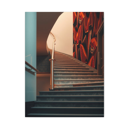 Stair & Staircase Art Canvas Art 5 Wall Art & Canvas Print