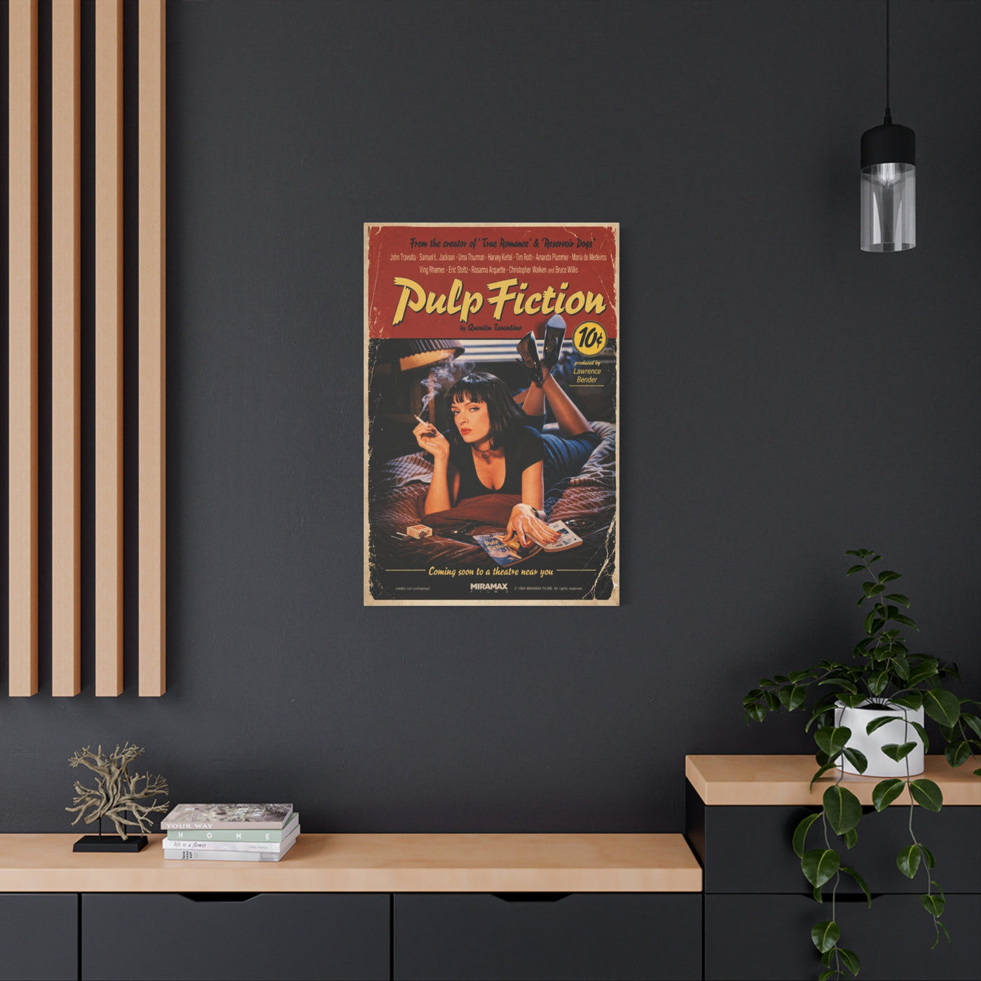 Pulp Fiction Movie Poster Wall Art & Canvas Print
