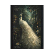 Digital White Peacock Forest Display Wall Art & Canvas Print