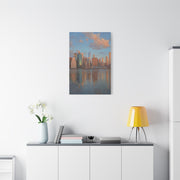 New York Skyline Morning Reflection Wall Art & Canvas Print