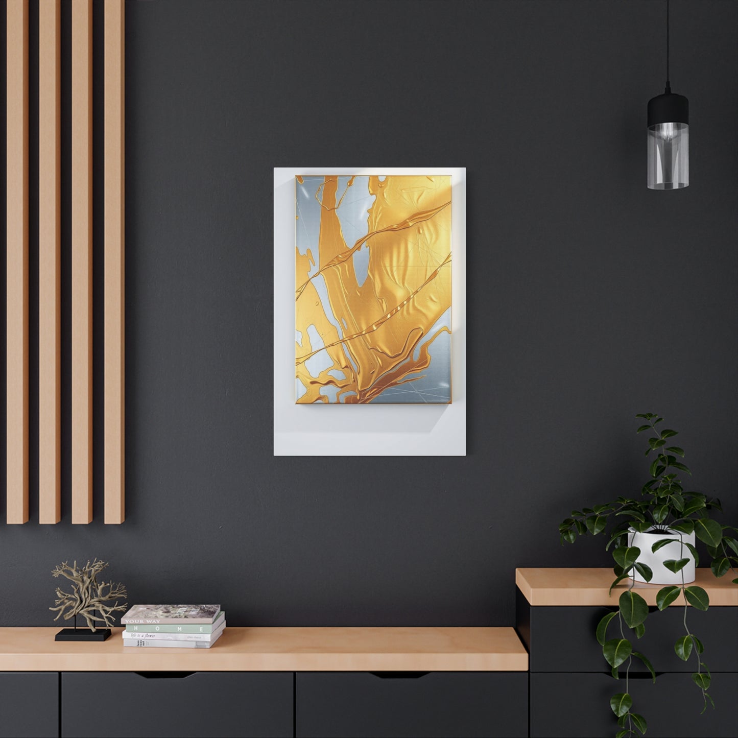 Gold & Silver Canvas Art Supreme Gallery Canvas  Wall Art & Canvas Print