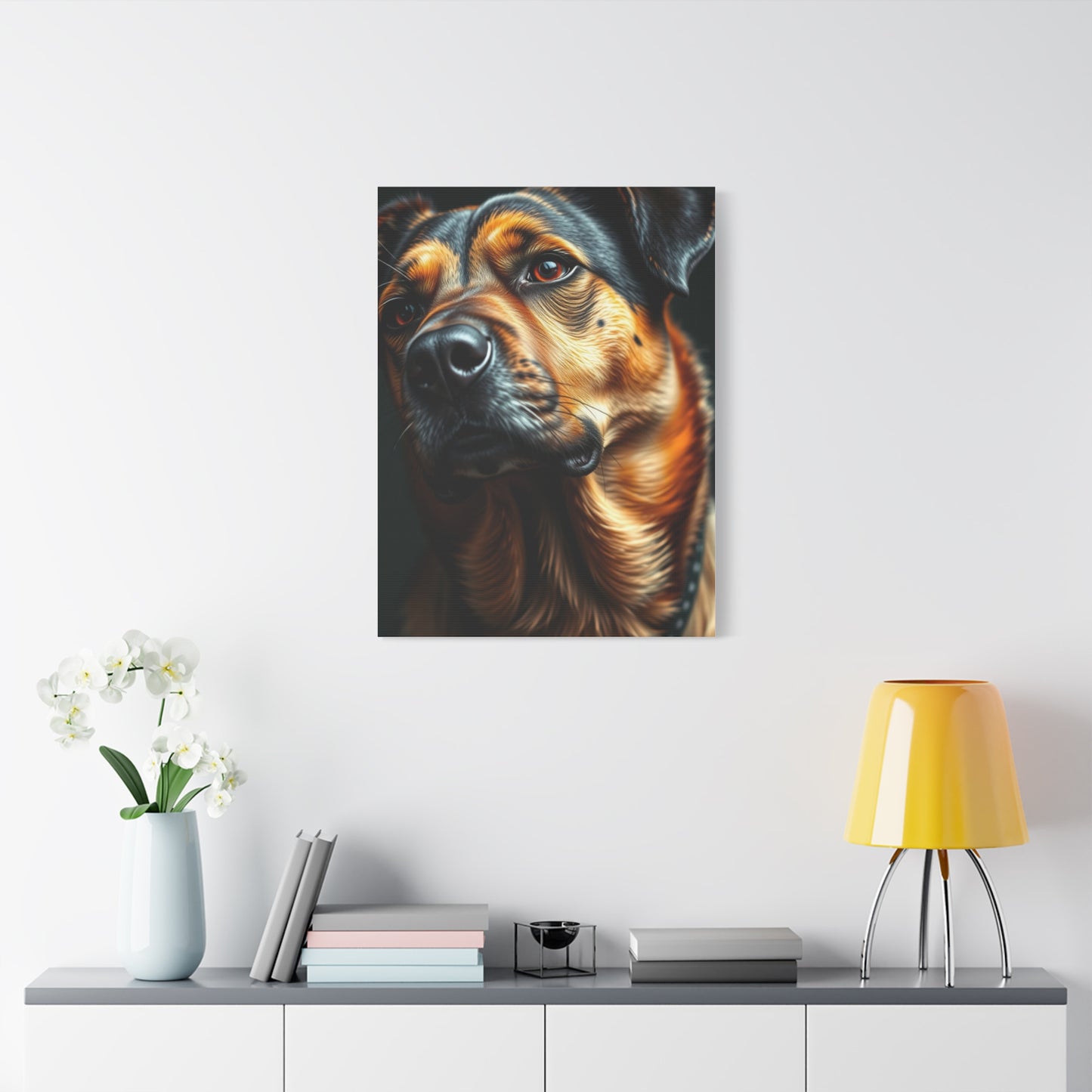 Black and Tan Art Supreme Canvas Wall Art & Canvas Print