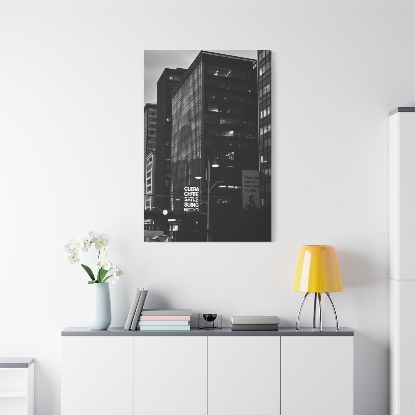 Elite Black & White Cityscapes Art Vision Wall Art & Canvas Print
