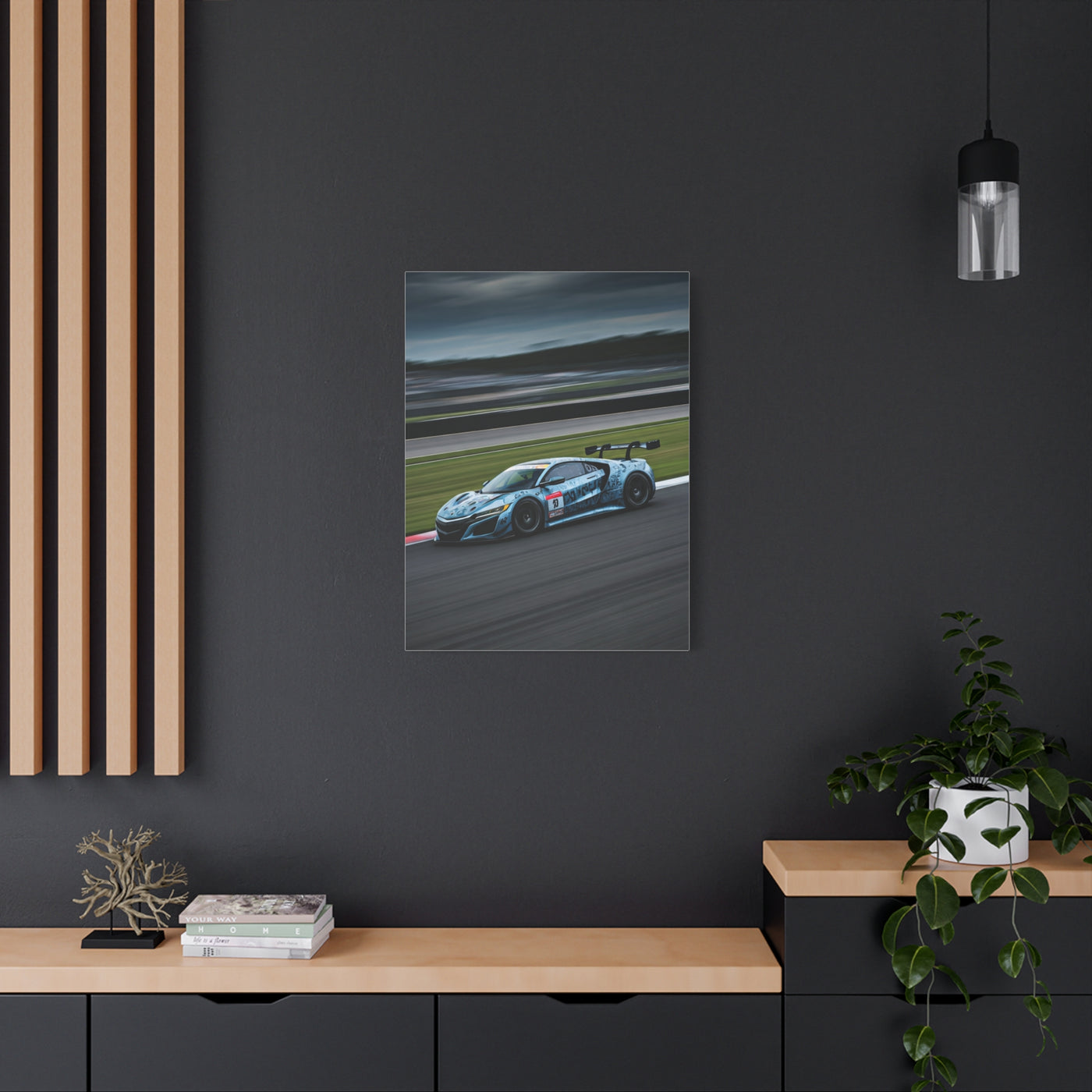 Acura NSX GT3 Modern Circuit Balance Wall Art & Canvas Prints