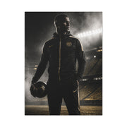 Athlete Stadium Editorial Portrait Wall Art & Canvas Print
