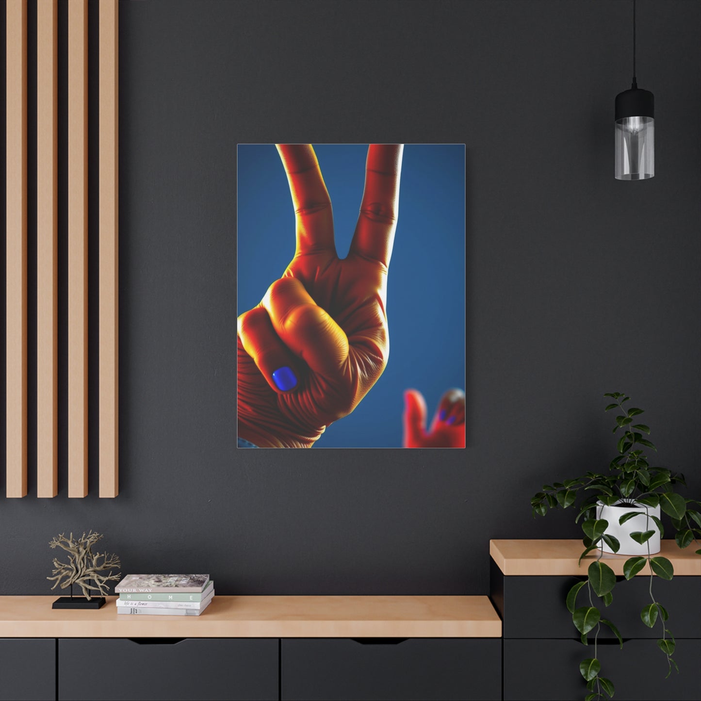 Peace Sign Art Supreme Canvas Wall Art & Canvas Print