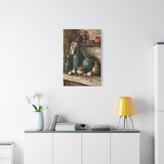 Rustic Ceramic Pantry Shelf Still Life Wall Art & Canvas Print