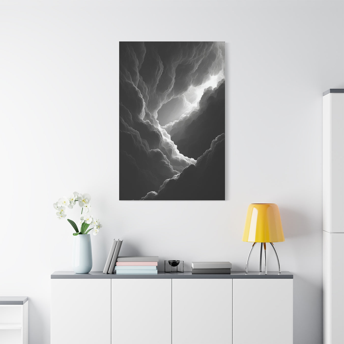 Dramatic Light Through Storm Clouds Wall Art & Canvas Print