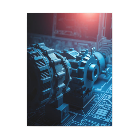 Supreme Engineering & Machinery Blueprints Art Beautiful Collection Wall Art & Canvas Print