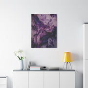 Purple Botanical Ceramic Texture Wall Art & Canvas Print