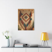Southwestern Macrame Textile Wall Art & Canvas Print