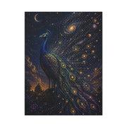 Celestial Peacock Constellation Wall Art & Canvas Print
