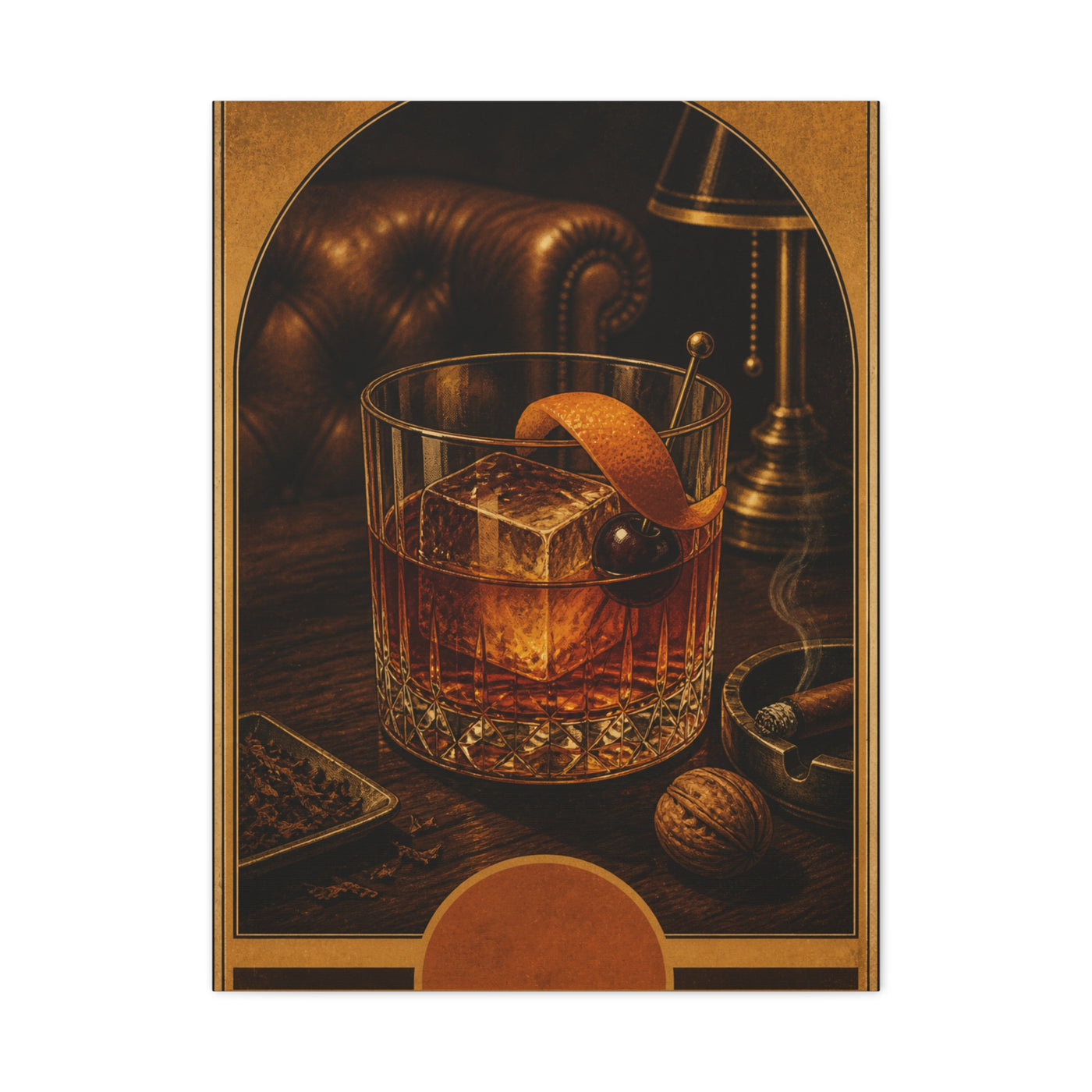 Old Fashioned Gentleman’s Club Poster Wall Art & Canvas Print