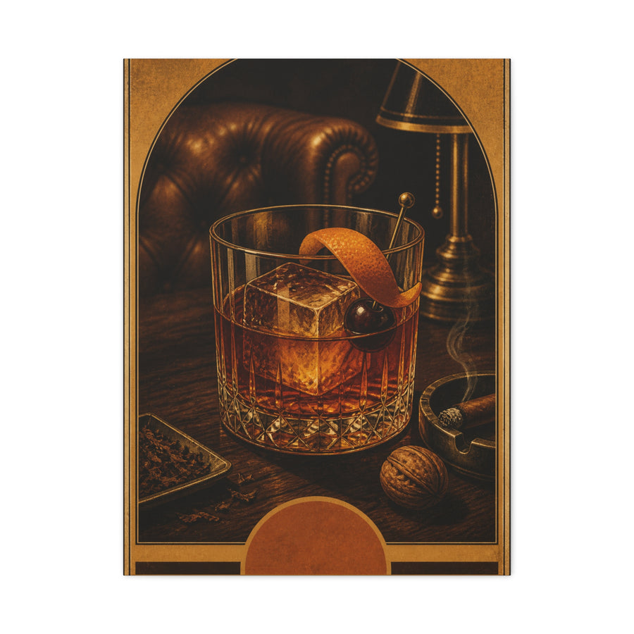 Old Fashioned Gentleman’s Club Poster Wall Art & Canvas Print