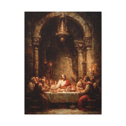 The Last Supper Candlelit Gathering Wall Art & Canvas Print