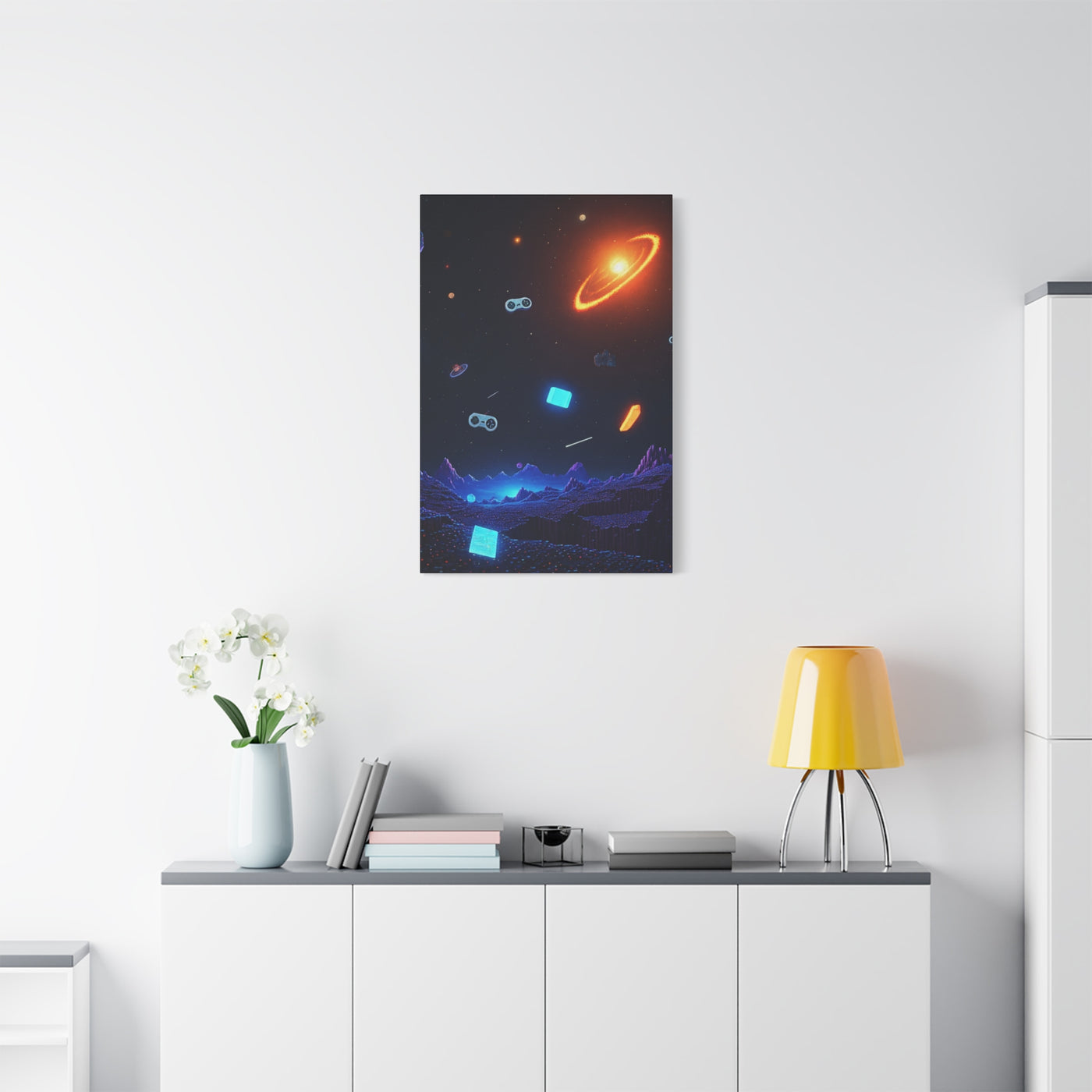 Cosmic Gaming Universe Wall Art & Canvas Prints