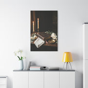 Faith & Union Candlelit Still Life Wall Art & Canvas Print