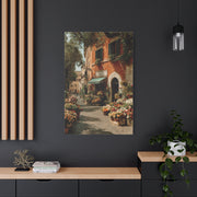 Italian Flower Market Street Wall Art & Canvas Print