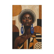 Afrocentric Power Portrait Wall Art & Canvas Print