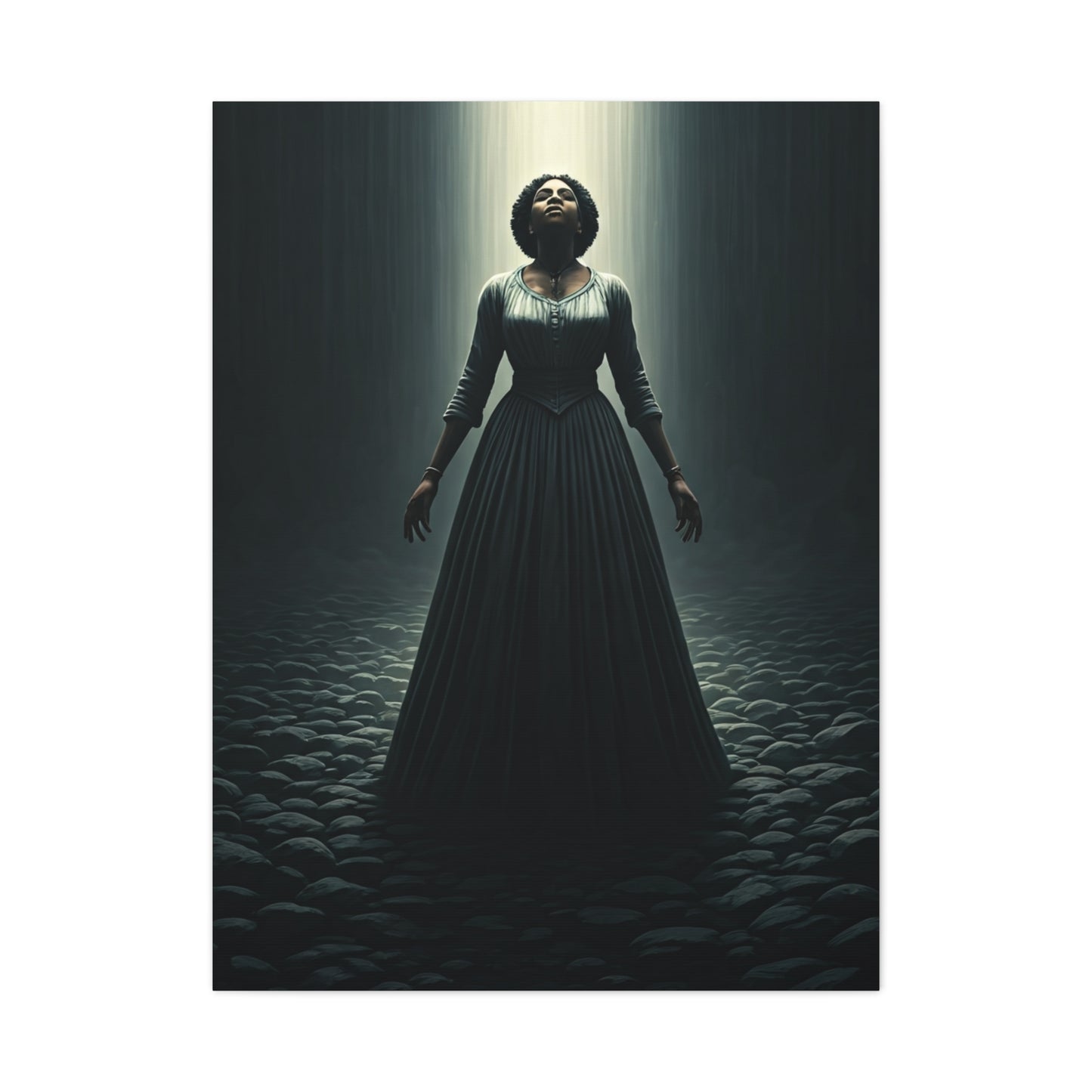 Veil of Silence Portrait Wall Art & Canvas Prints