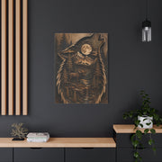 Forest Silhouette Wolf Storyscape Wood Panel Wall Art & Canvas Print