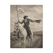 Frontier Equality Rider Portrait Scene Wall Art & Canvas Print
