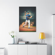 Pitcher Power Throw Action Wall Art & Canvas Prints