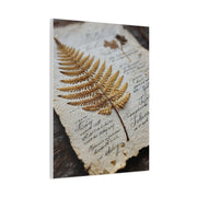 Antique Botanical Fern Study Wall Art & Canvas Print