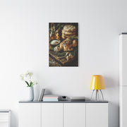Herb Roasted Chicken Rustic Kitchen Wall Art & Canvas Print