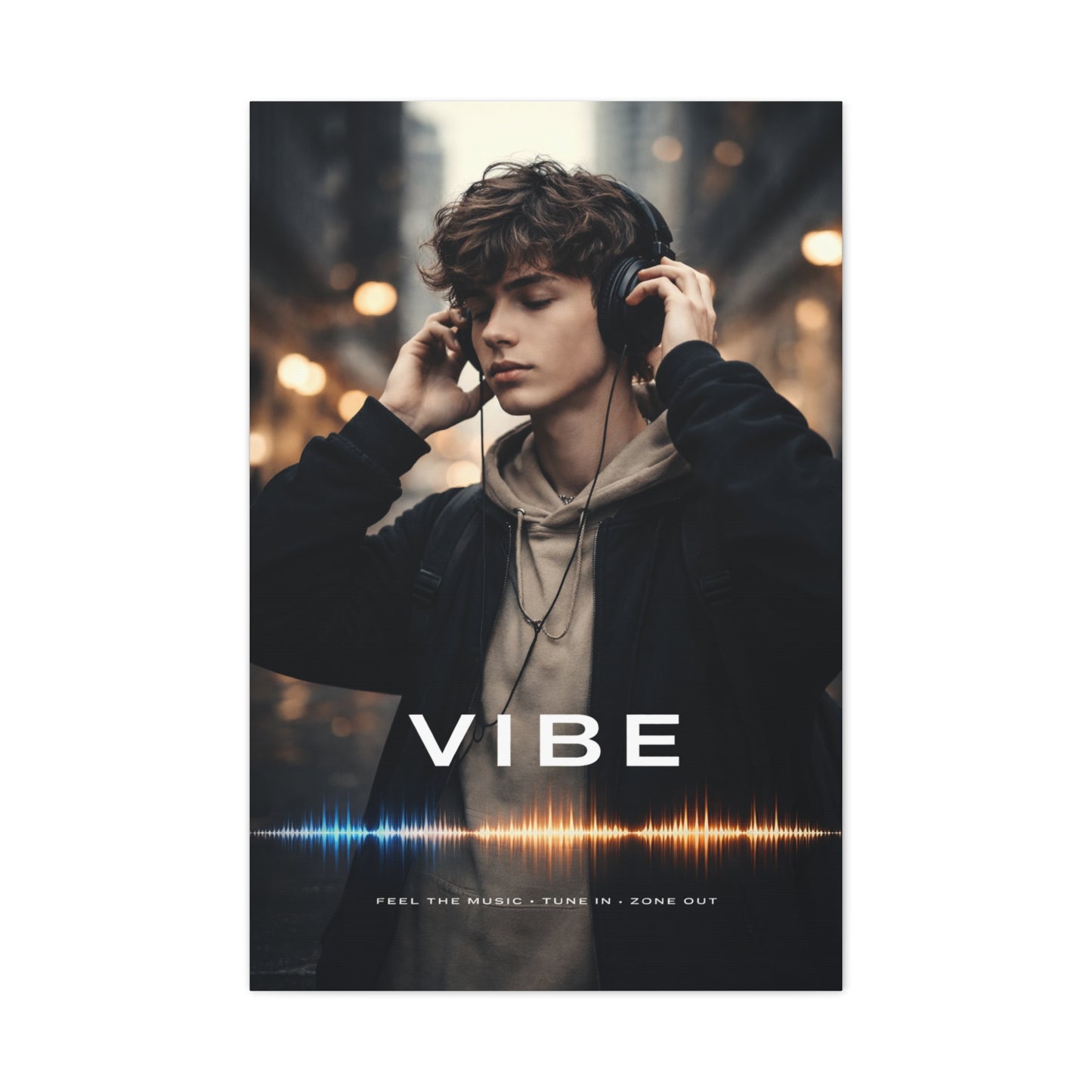 Vibe Music Poster Wall Art & Canvas Print