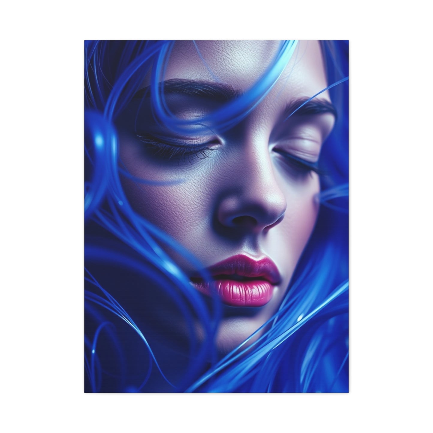 Supreme Collection Blue Music Art Wall Art & Canvas Print