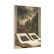 Woodland Dusk Forest Landscape Wall Art & Canvas Print