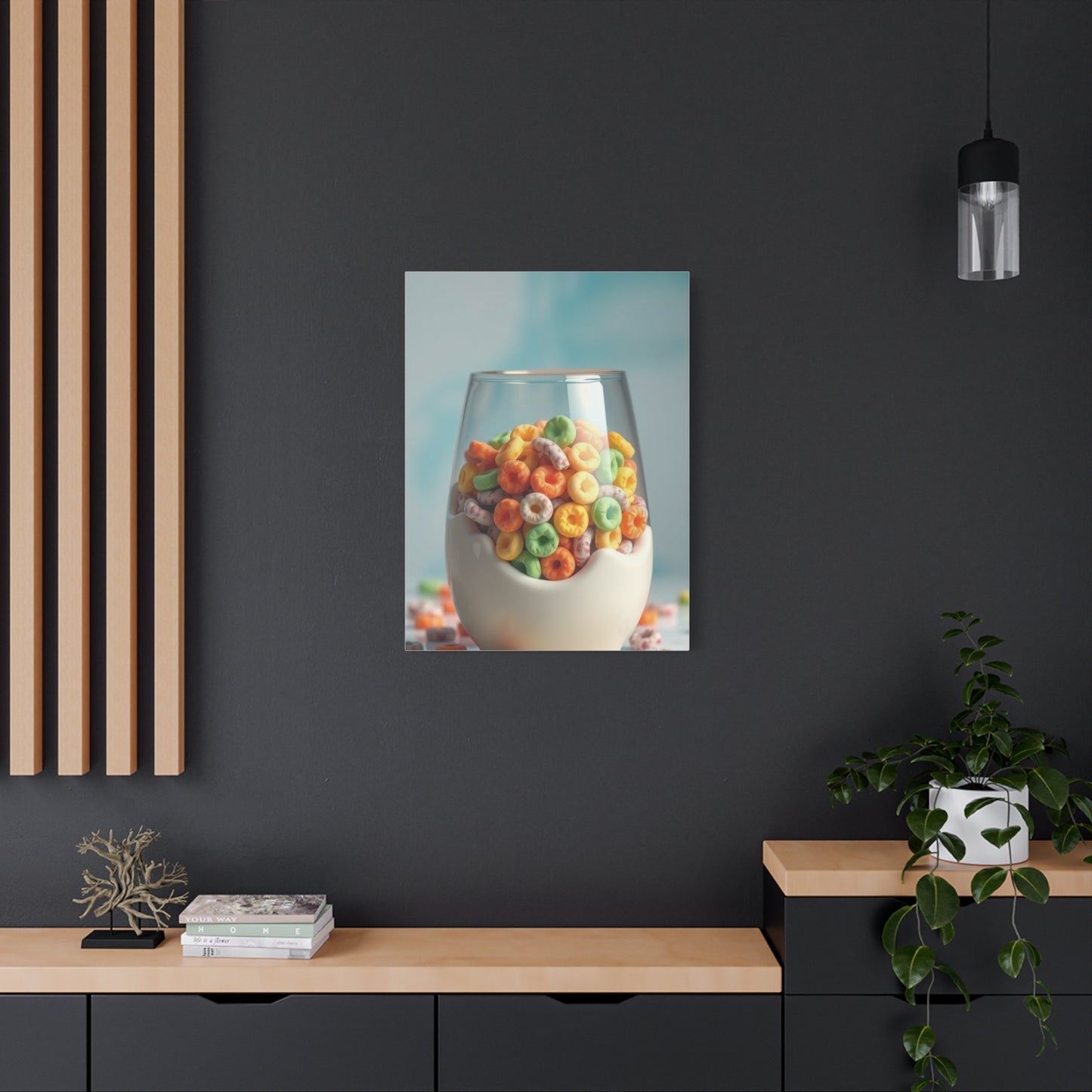 Opulent Cereal Symphony Canvas Wall Art & Canvas Print