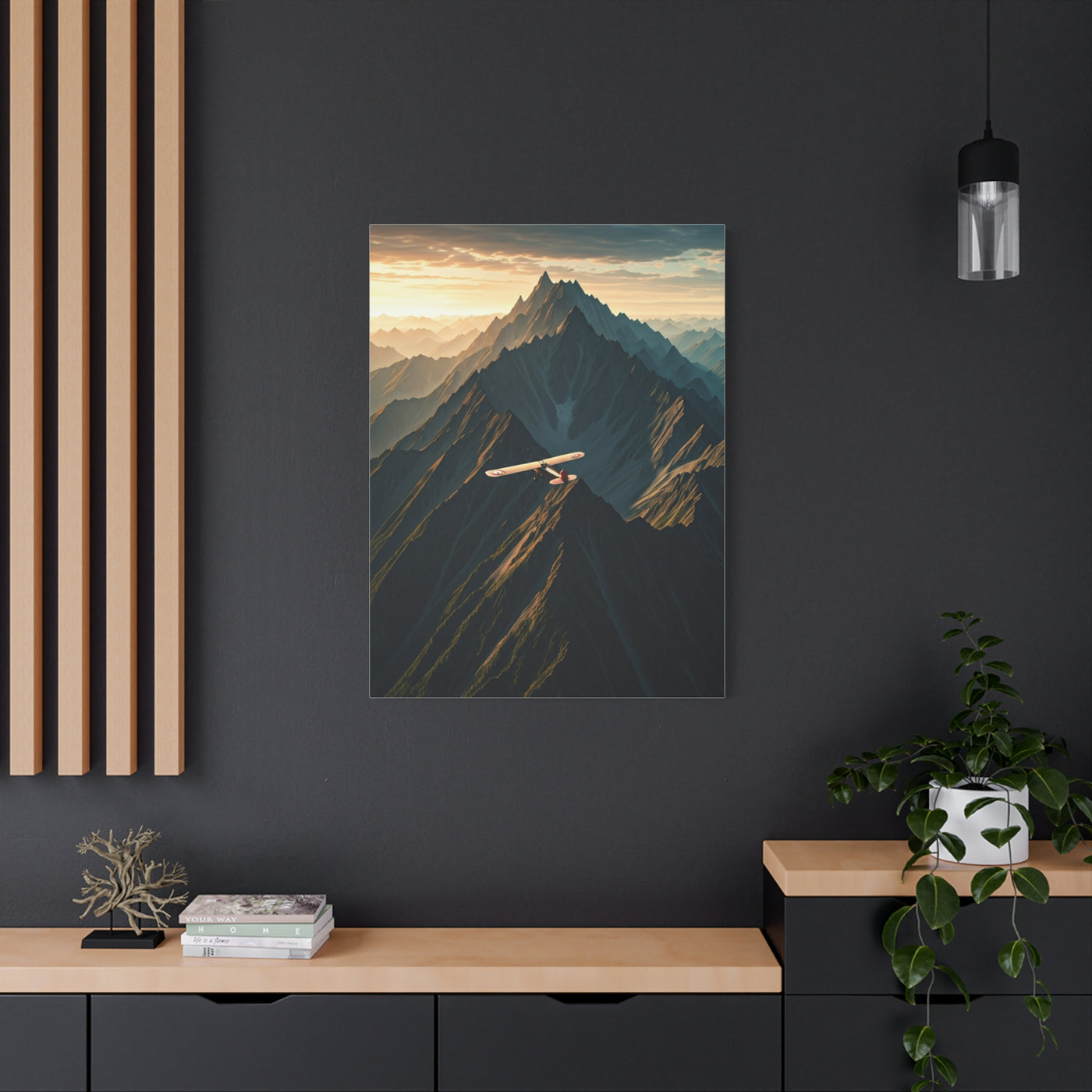 Mountain Ridge Flight Passage Wall Art & Canvas Prints