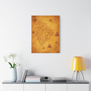 Old Pirate Island Chart Wall Art & Canvas Prints