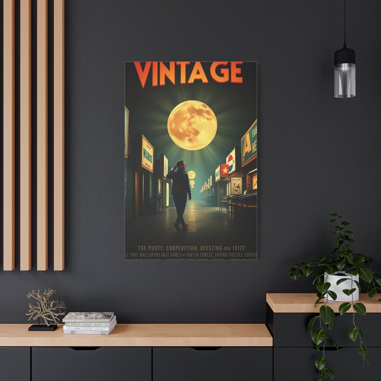 Vintage Movie Posters Art Luxury Canvas Wall Art & Canvas Print