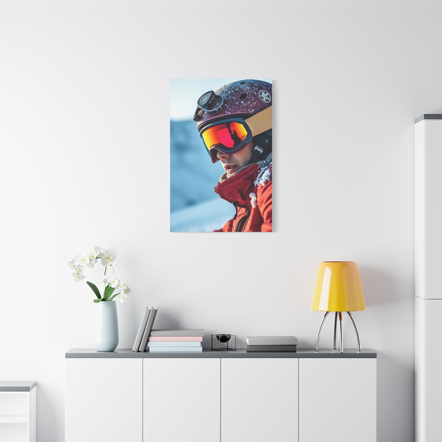 Skiing Art Supreme Canvas Wall Art & Canvas Print