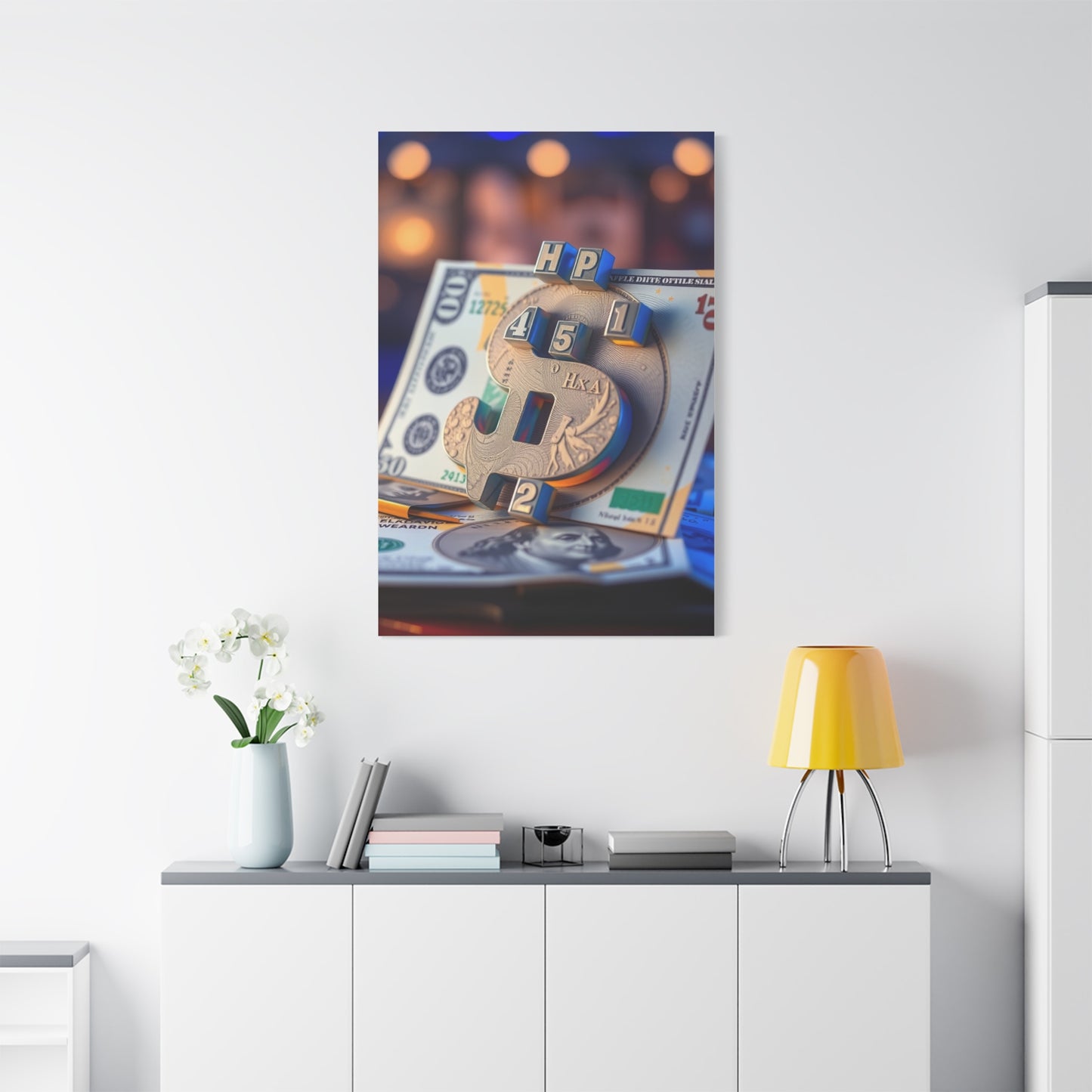 Luxurious Finance Fresco wall art & canvas print